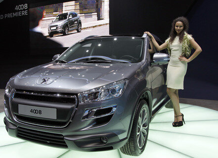 Peugeot präsentiert sein Modell 4008.