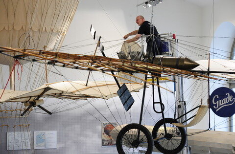 <p>
	Das Verkehrsmuseum Dresden hat seine neue Dauerausstellung „Luft-Reise“ vorgestellt.</p>
