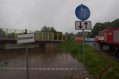 <p>
	Die Landbrücke von Niederwiesa Richtung Flöha auf der B 173 nach Freiberg.</p>

