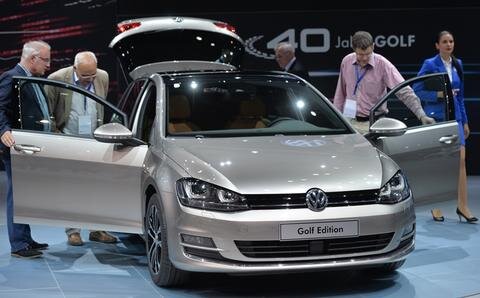 <p>
	Der neue Golf Edition von Volkswagen feiert auf der Automesse Weltpremiere.</p>
