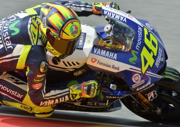 <p>
	Der italienische MotoGP-Fahrer Valentino Rossi vom Movistar Yamaha Team.</p>
