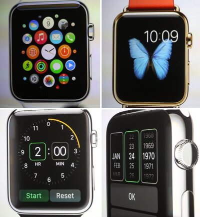 <p>
	Konzernchef Tim Cook präsentierte am Dienstag die seit langem erwartete Apple Watch. Sie soll verschiedene Smartphone-Funktionen übernehmen.</p>
