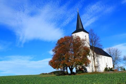 <p>
	Kirche in Voigtsdorf.</p>
