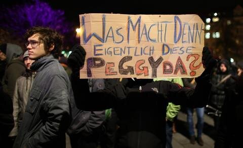 <p>
	Zum Gegenprotest aufgerufen hatte unter anderem das Bündnis «Dresden Nazifrei».</p>
