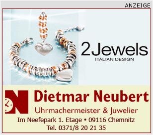 <p>
	Juwelier Dietmar Neubert im Neefepark in Chemnitz</p>

