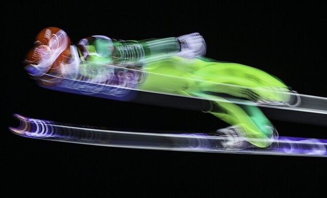 <p>
	Den zweiten Platz erreichte Ilnitsky in der Kategorie Sport mit einem Foto vom Weltcup im Skispringen in Russland.</p>
