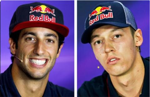 <p>
	Red Bull: Die Österreicher bedienen sich wie schon im verganen Winter beim &quot;kleinen Bruder&quot; Toro Rosso. Damals kam Daniel Ricciardo (links, Australien/25) für Mark Webber, nun ersetzt Daniil Kwjat (Russland/20) Sebastian Vettel.</p>
