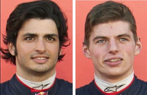 <p>
	Toro Rosso: Mit Sainz und Verstappen hat Toro Rosso bekannte Namen für die anstehende Saison verpflichtet. Die Prominenz haben beiden Piloten ihren berühmten Vätern zu verdanken. Carlos Sainz (rechts, Spanien/20) ist der Sohn des gleichnamigen ehemaligen Rallye-Weltmeister und Max Verstappen (Niederlande/17) der Spross von Ex-Formel-1-Pilot Jos.</p>

