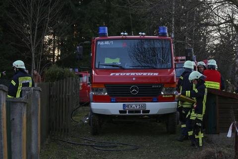 <p>
	Die Feuerwehren aus Pobershau, Rittersberg und Niederlauterstein rückten mit rund 40 Kameraden aus.</p>
