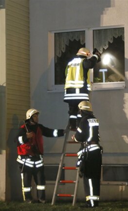 <p>
	Das Feuer brach aus noch ungeklärter Ursache im Keller des Hauses aus, wie die Polizei in Chemnitz mitteilte. Durch die starke Rauchentwicklung war das Treppenhaus nicht mehr begehbar.</p>
