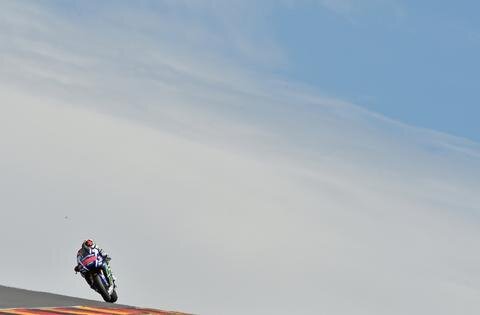 <p>Der spanische MotoGP-Fahrer Jorge Lorenzo. Er qualifizierte sich für Startplatz 3.</p>
