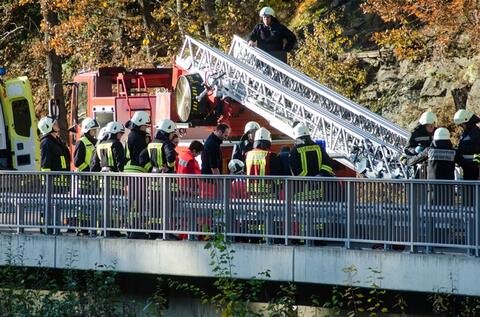 <p>
	Feuerwehren aus Freiberg und Halsbrücke wurden alarmiert, um den Mann zu retten.&nbsp;</p>
