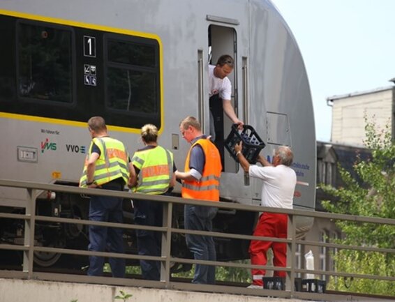 <p>
	In der Regionalbahn der MRB befanden sich zum Zeitpunkt der Kollision rund 80 Bahnreisende, die durch den Notdienst der MRB betreut wurden. Sie konnten gegen 12.45 mit einem anderen Zug weiterreisen.</p>
