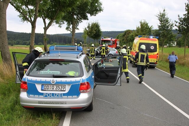 <p xmlns:php="http://php.net/xsl">Bei einem Unfall zwischen Eibenstock und Wildenthal ist am Donnerstagabend ein Mann verletzt worden.</p>
