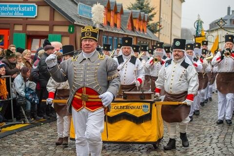 <p>Bergparade in Annaberg-Buchholz</p>
