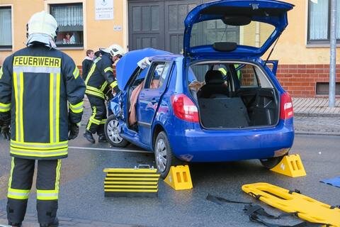 <p>Der Fahrer des beteiligten VW Polo verletzte sich leicht.</p>
