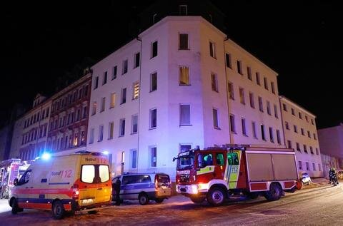 <p>Das Feuer war kurz vor halb elf in einem Eckhaus an der Philippstraße ausgebrochen.</p>
