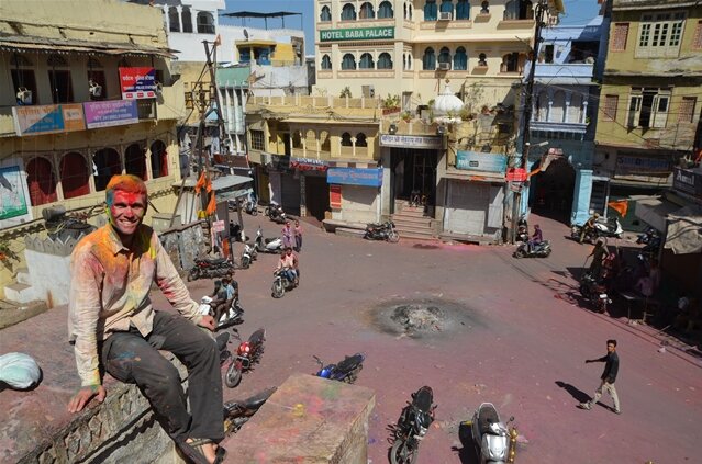 <p>März 2014: Holi-Fest in Udaipur, Indien.</p>
