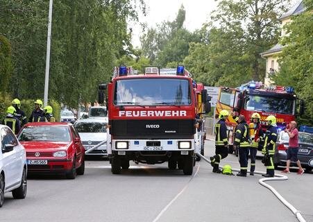 <p>Die Glauchauer Feuerwehr und der Rettungsdienst waren im Einsatz.</p>
