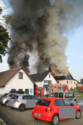 <p>Großbrand in Wildenau</p>
