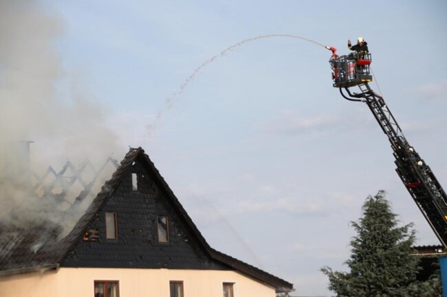 <p>Großbrand in Wildenau.</p>
