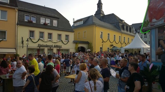 <p>Das Stadtfest Zschopau lockte viele Besucher an.</p>
