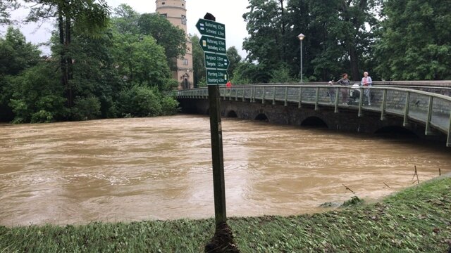 <p>Weitere Bilder zum Hochwasser an der Elster im Weischlitzer Ortsteil Kübitz</p>
