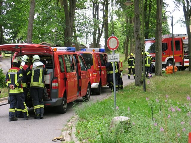 <p>Gegen 9.15 Uhr wurden die Feuerwehren aus Schneeberg und der Gefahrgut-Zug Erzgebirge dort&nbsp;in die Goethestraße gerufen.</p>
