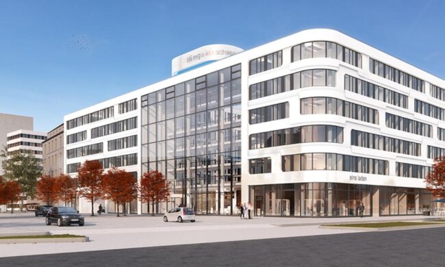 <p>4. Mai: Für den neuen Firmensitz des Versorgers Eins wurde der Grundstein an der Bahnhofstraße gelegt. Im Gebäudekomplex sollen nun auch ein Hotel sowie Handelsflächen entstehen. Abgeschlossen sein soll der gesamte Bau im Sommer 2021. Auch ein Parkhaus ist am Standort geplant.&nbsp;</p>
