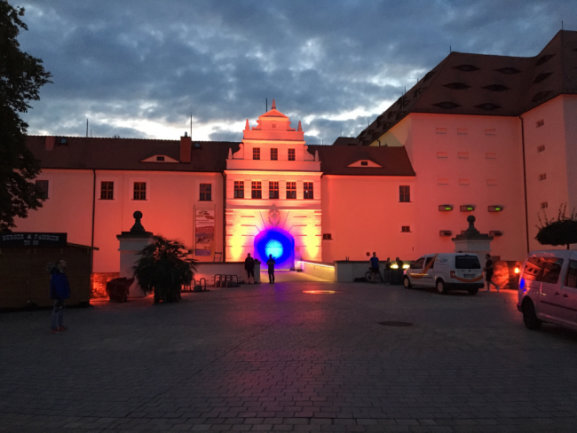 <p>Das Schloss Freudenstein in Freiberg</p>
