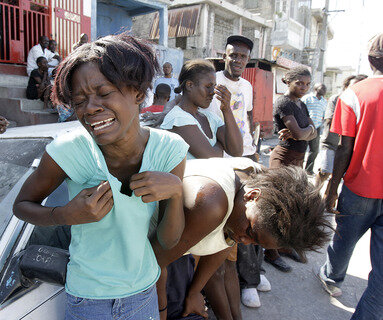 Bei dem schweren Erdbeben in Haiti am 12. Januar 2010 sind etwa 250.000 Menschen ums Leben gekommen.
