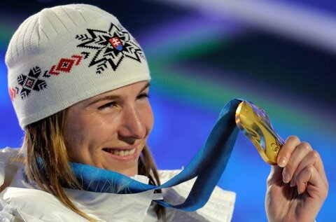Anastasia Kusmina aus der Slowakei holte Gold im Biathlon &uuml;ber 7,5 Kilometer.