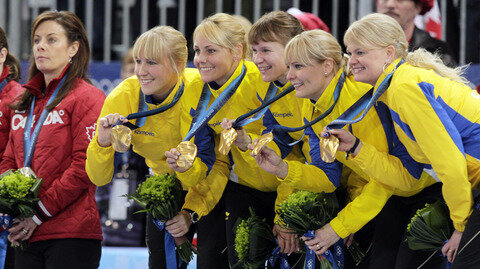 Die Schwedinnen holten Gold im Curling.