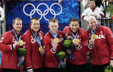 Gold f&uuml;r die kanadische Curling-Mannschaft.