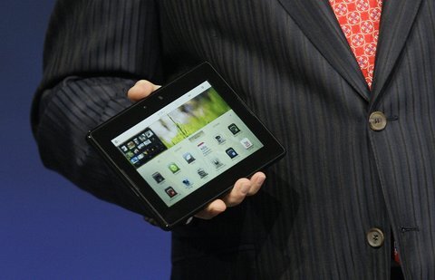 "Es ist der erste professionelle Tablet-PC der Welt", so der RIM-Boss.
