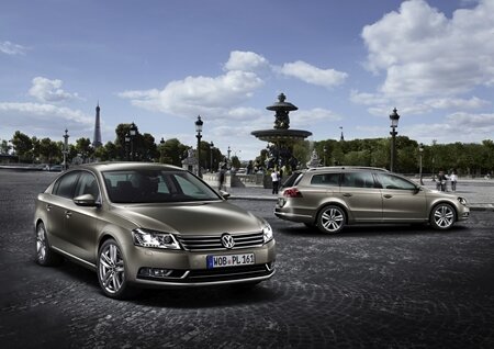 Der neue VW-Passat ist am Mittwoch in Paris erstmals der Öffentlichkeit vorgestellt worden.