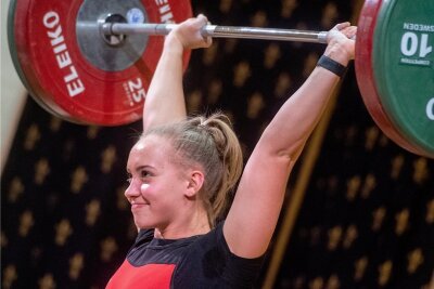 Milena Thiele aus Kassel hob zum ersten Mal für den Chemnitzer AC in der Bundesliga. 