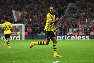 1:2 in Madrid - Haller rettet BVB-Hoffnungen aufs Halbfinale - Sébastien Haller erzielte das einzige Dortmunder Tor des Abends.