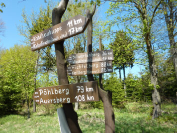 1. Etappe: Von Geising bis Holzhau: Durchhaltevermögen wird belohnt - Kein Spaziergang: Die Entfernungen des Kammwegs fordern heraus.