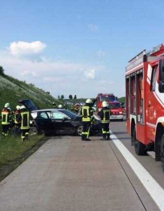 Vier Verletzte bei Unfall auf A 72 | Freie Presse - Rochlitz