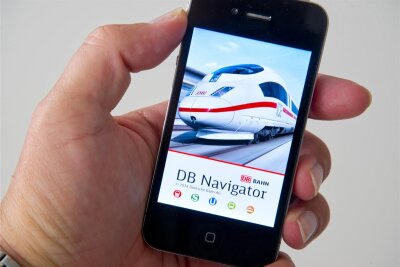 Die App „DB Navigator“ der Deutschen Bahn.