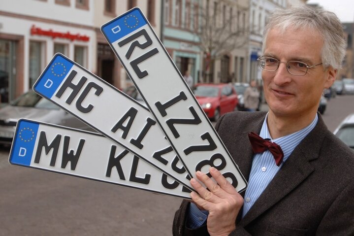 Kämpft schon lange für die Kennzeichen-Vielfalt: der Heilbronner Professor Ralf Bochert.