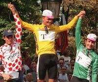 13. Juli: Zabel droht Verlust des Grünen Trikots von 1996 - Die Trikotgewinner der Tour de France 1996