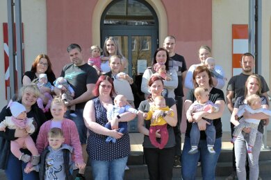 Im Kulturbahnhof in Stollberg hat das 38. Babytreffen stattgefunden.