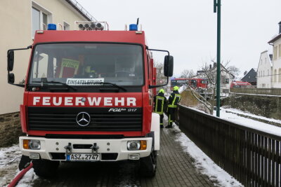 15.000 Euro Schaden nach Brand in Bungalow in Pöhla - 