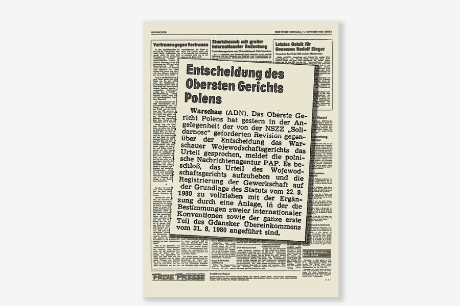 1980: "Solidarität" in Polen gegründet 