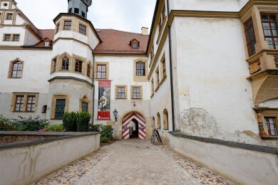 Blick auf das Schloss Hinterglauchau, das in den nächsten Jahren saniert werden soll.