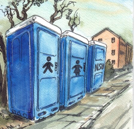2022 - Lesen Sie und staunen Sie! - September: Männlein, Weiblein oder NSU? Das Dokumentationszentrum wird als Anbau an die Toilette am Zwickauer Schwanenteich Wirklichkeit.