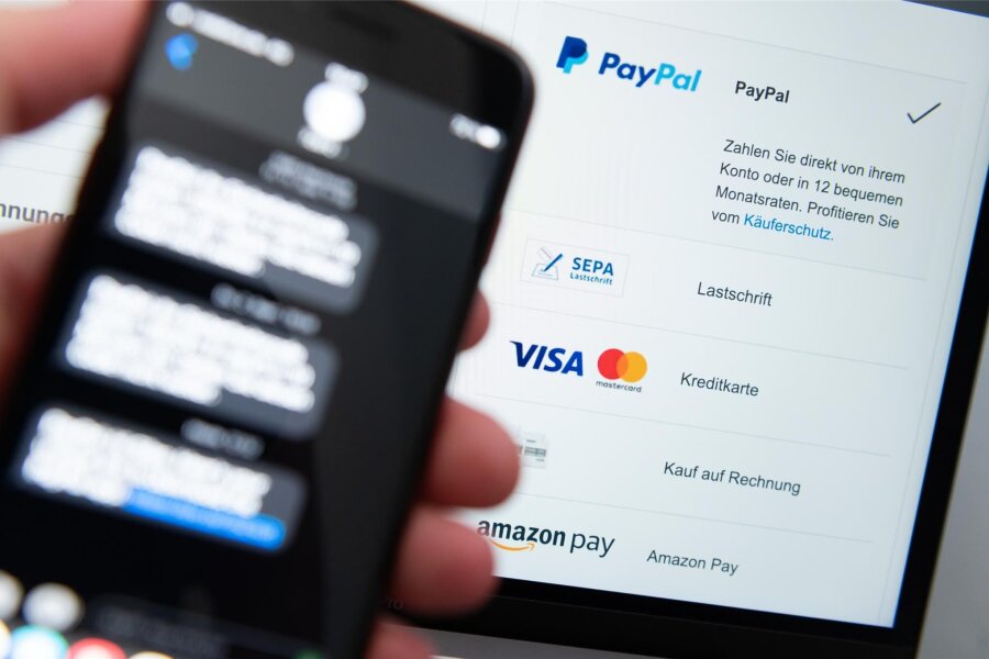 25-Jährige geht in Hohndorf angeblichem Paypal-Mitarbeiter in die Falle - Das Smartphone zur Zwei-Faktoren-Authentifizierung ist bei verschiedenen Bezahlmethoden nötig.
