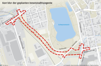 25 Jahre Planung: Wie steht es um die Zwickauer Innenstadttangente heute? - 